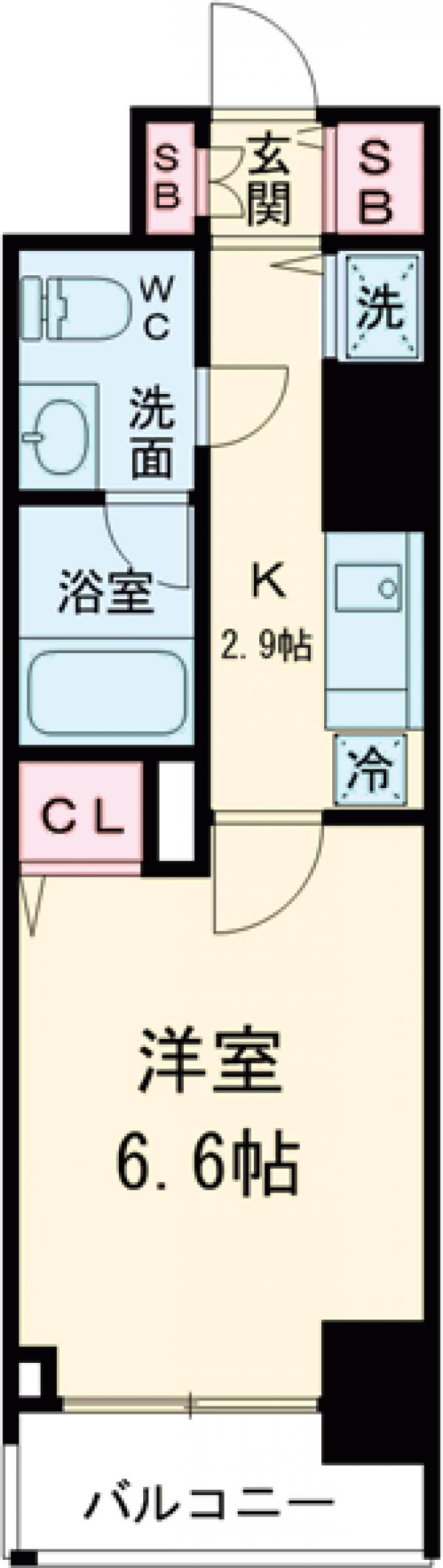 ウィルテラス千歳烏山の間取り