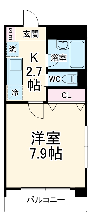 グランモール一社の間取り