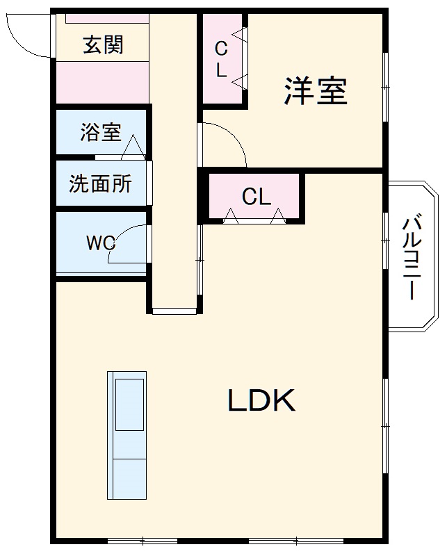 ロイヤルハイツ日和の間取り