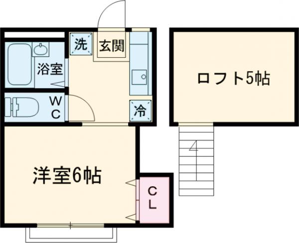 コーポ須賀の間取り