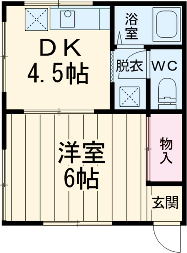 コーポ平成の間取り