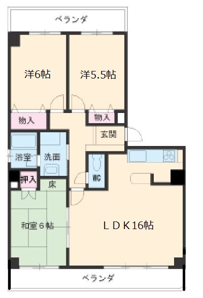 ハウゼル一社の間取り