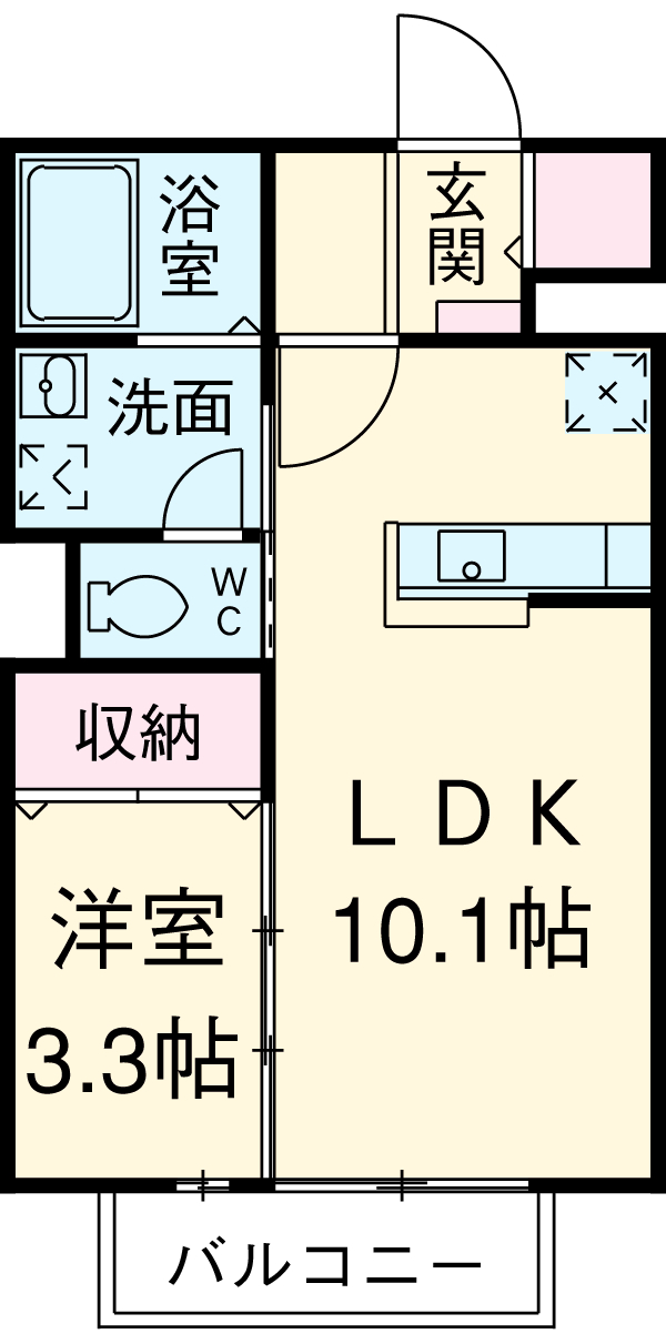 レヴェールの間取り