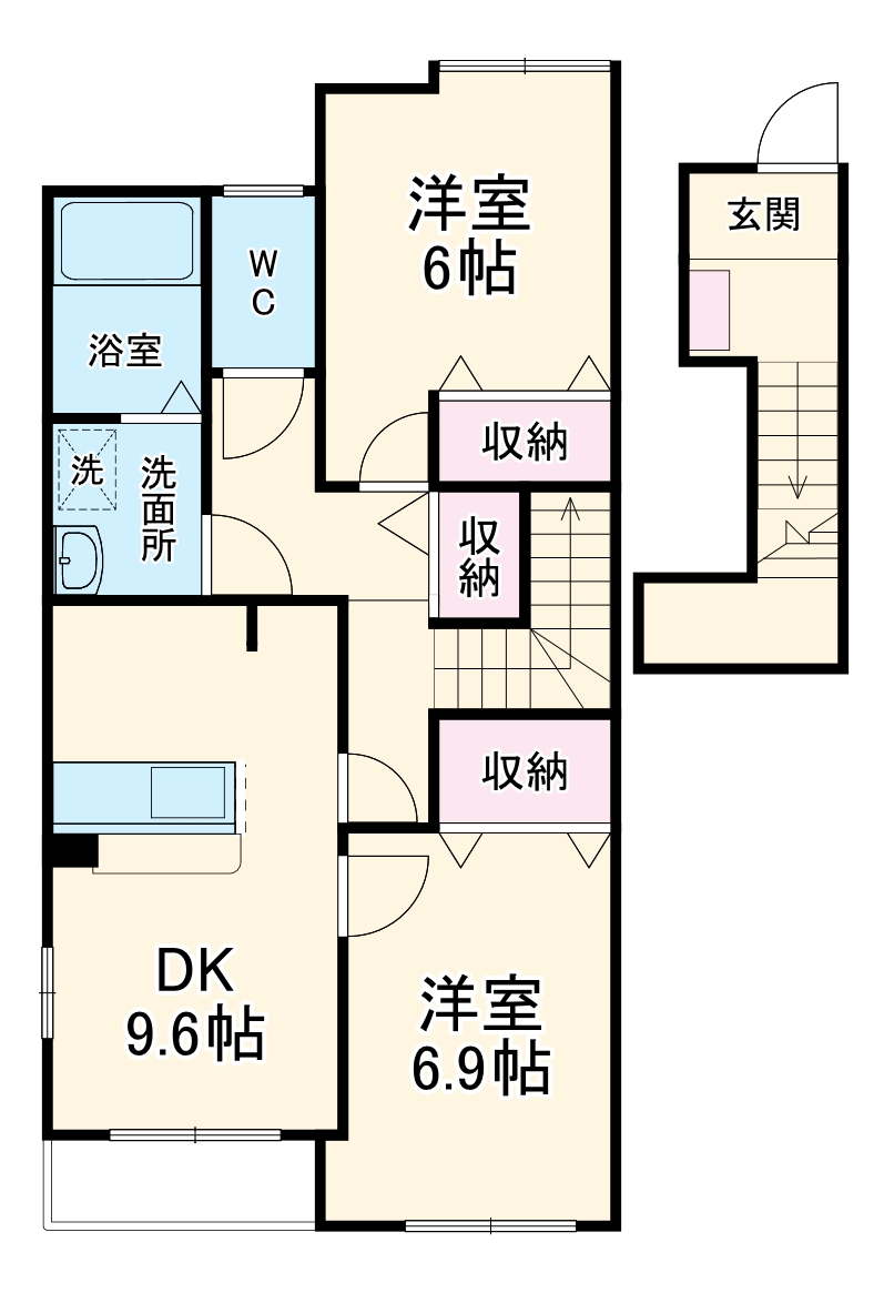 ヒバリーヒルズの間取り