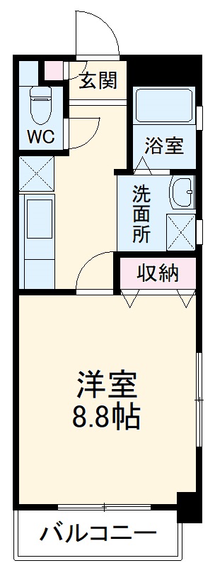 la tie 上社の間取り