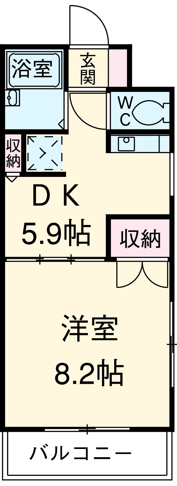 プレジデントヴィラAの間取り