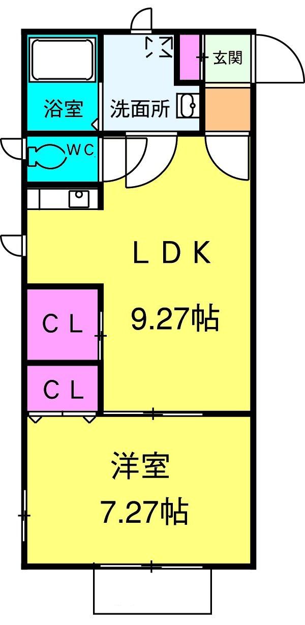 メゾンドール石和の間取り
