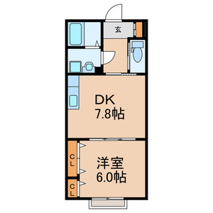 メゾンドール石和の間取り