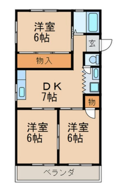 ナインハイツの間取り