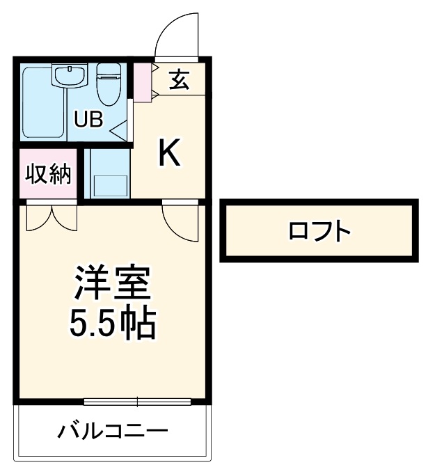 タウンコート矢切の間取り