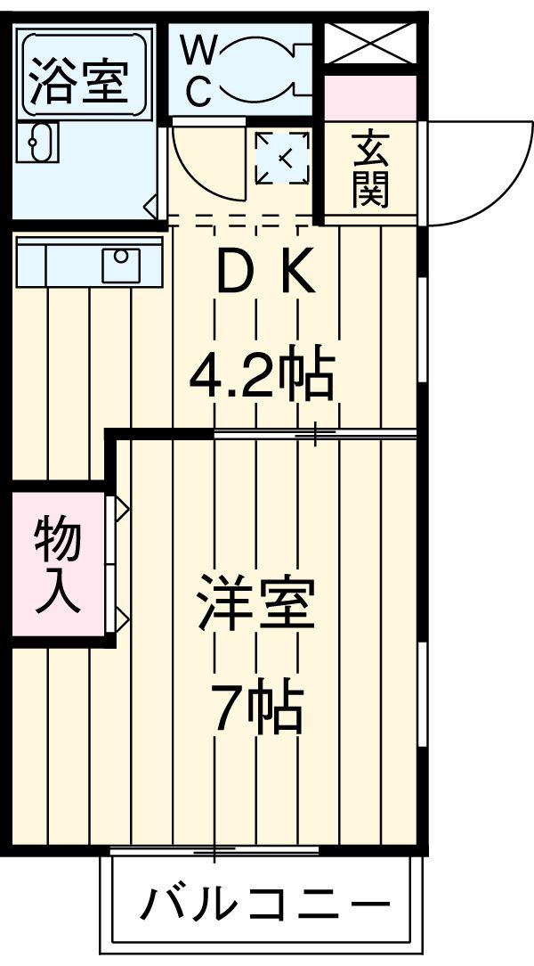 スマイルガーデン柏井の間取り