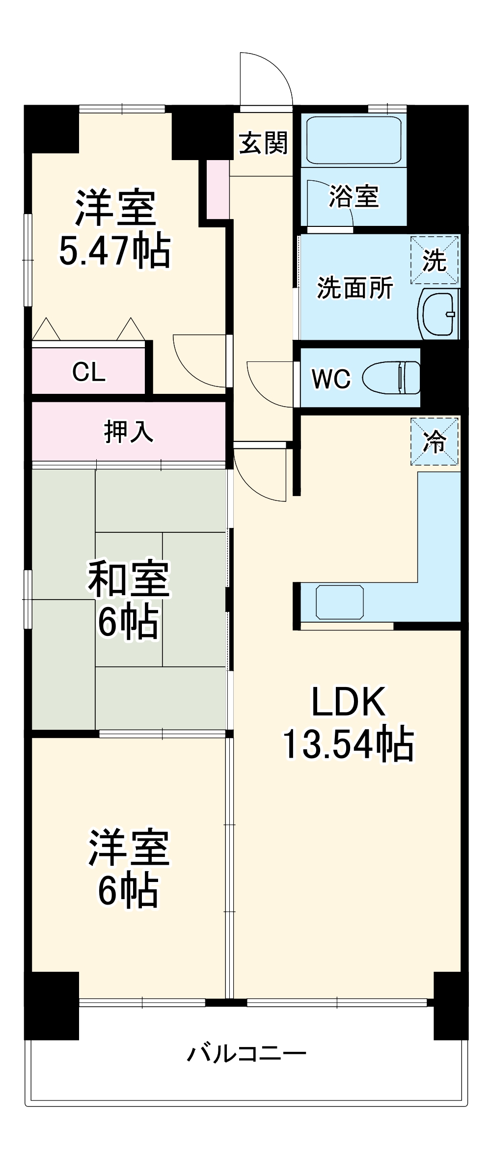 アソシア一社の間取り