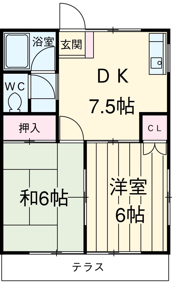 ヒルズミヒロの間取り