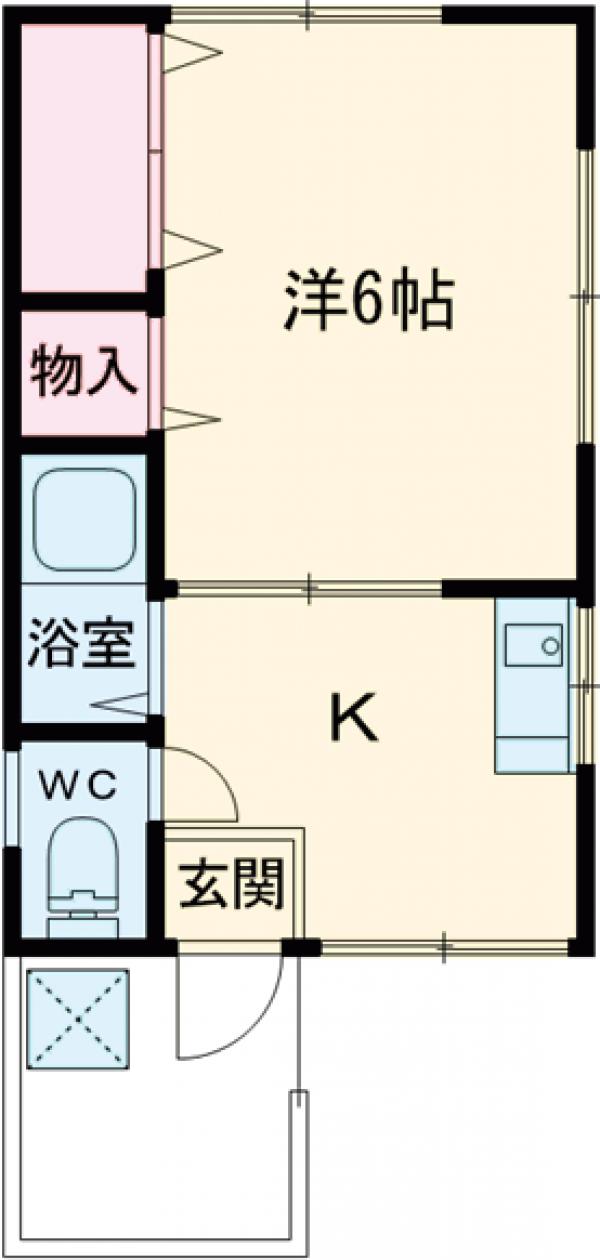 奥富ビルの間取り