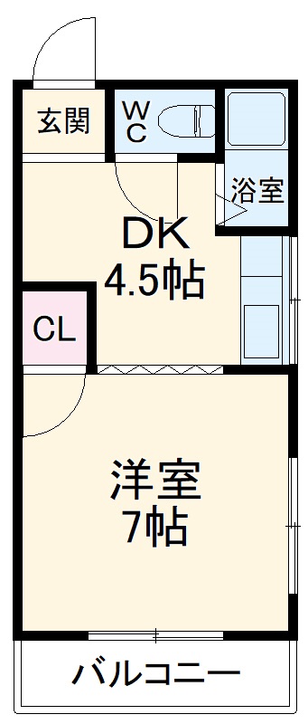 コーポマリーナの間取り