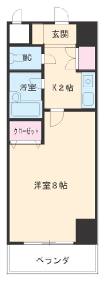 覚王山エクセルの間取り