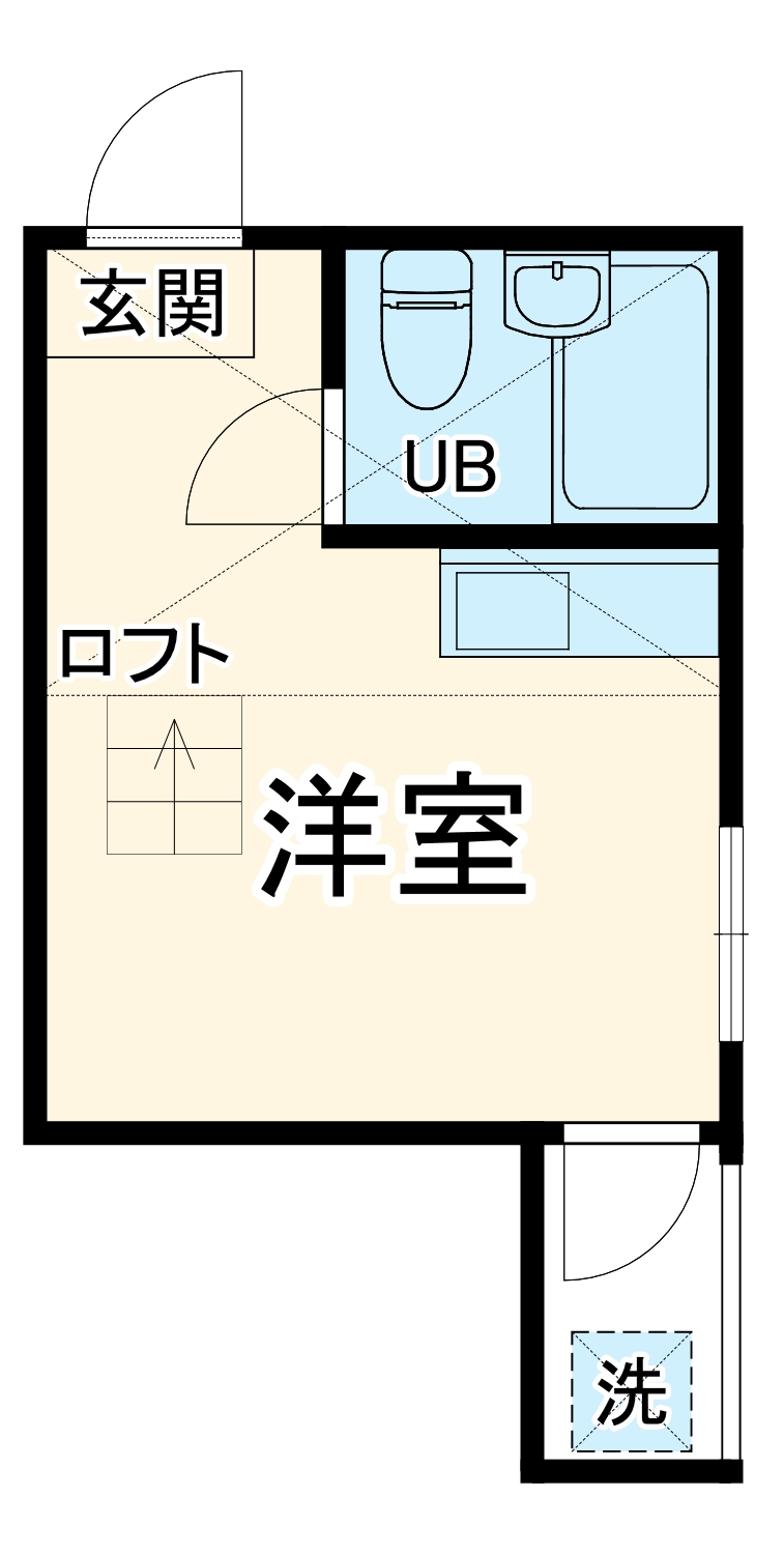 アネックス元住吉の間取り