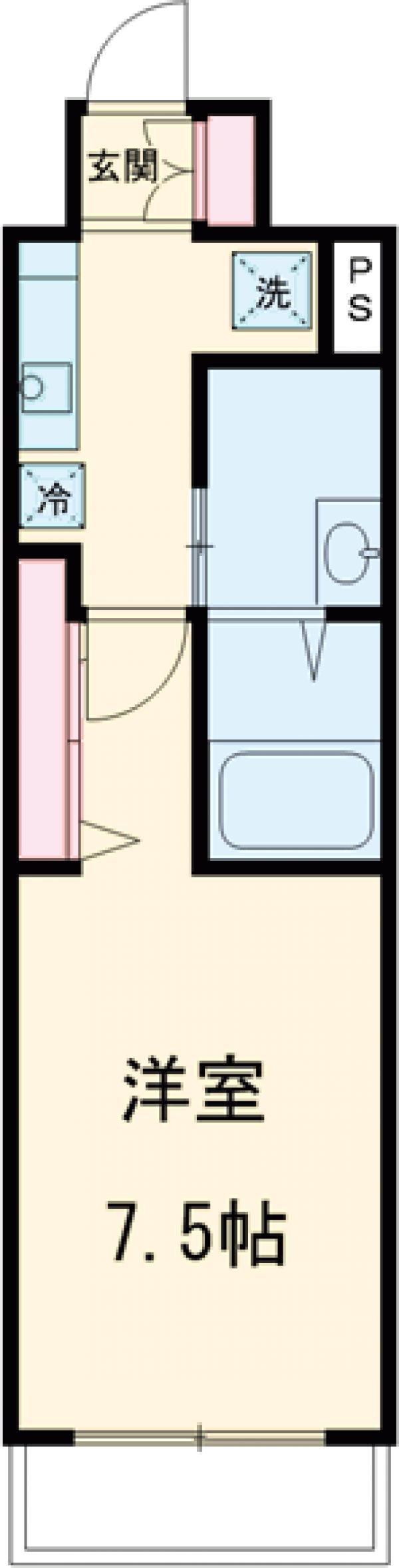 プラウドフラット仙川の間取り