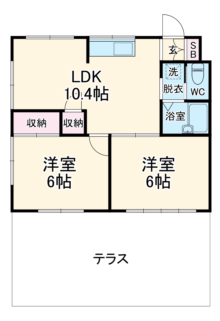 マロンヒルシティコーポの間取り