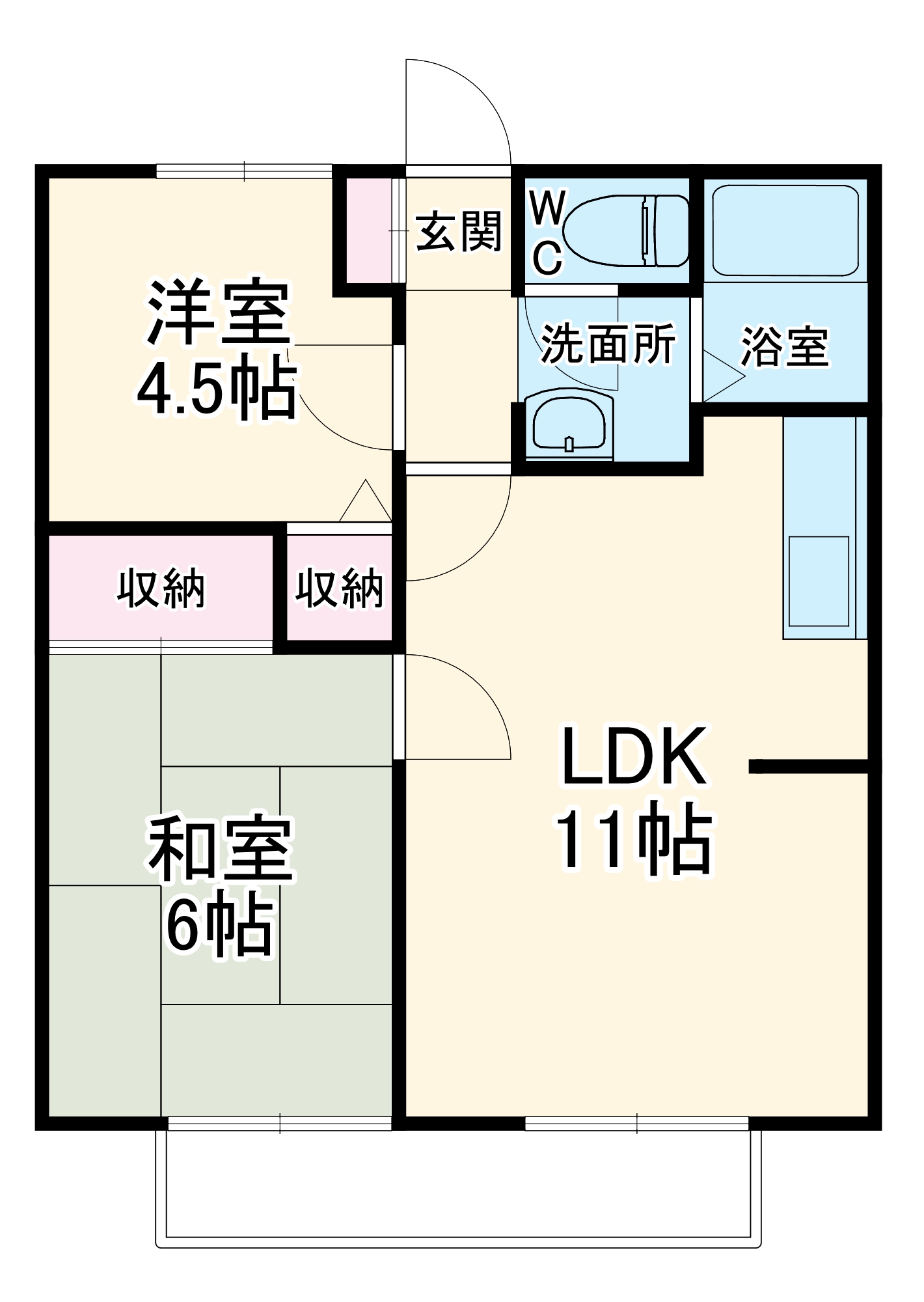 メゾン・ド・フローラーの間取り