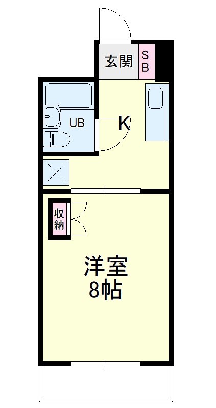 すみれ館Ⅲの間取り