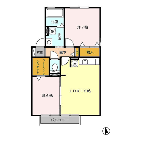 トゥール・ビヨンAの間取り