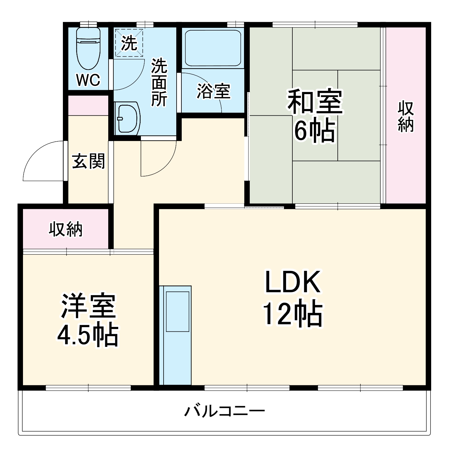 セントポーリア蜆塚の間取り
