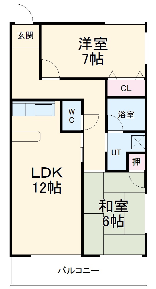 ヴァンテアン西山の間取り