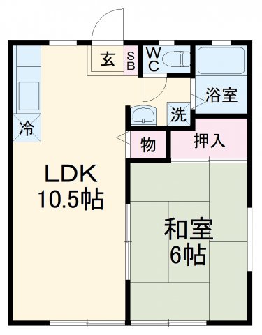 リエスあさか根岸台A棟の間取り