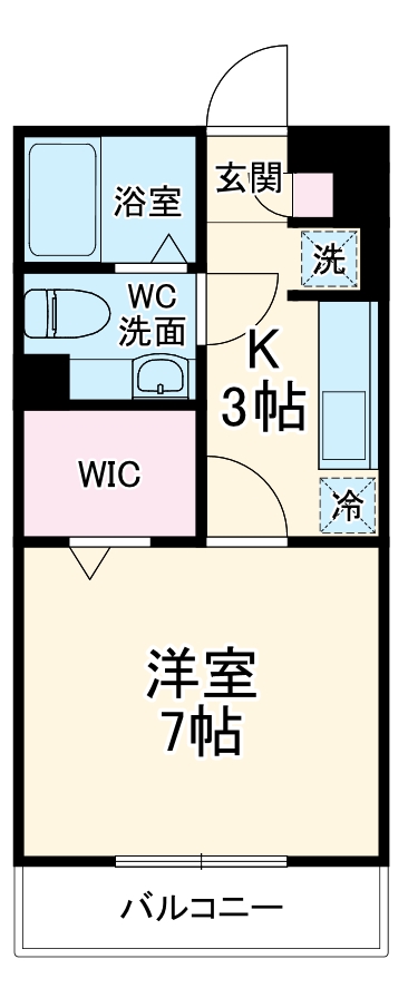 コモド元住吉の間取り