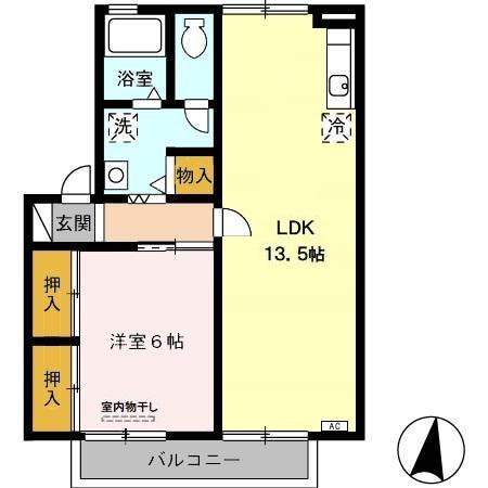 エストハウスＡの間取り