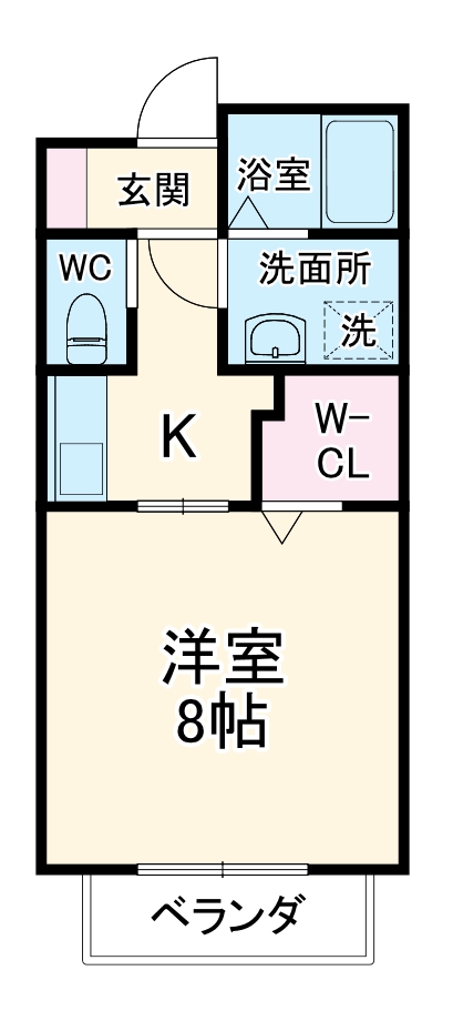エテルノ極楽の間取り