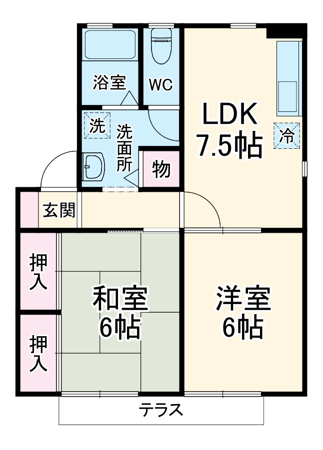 フォレスト・ヴィラAの間取り