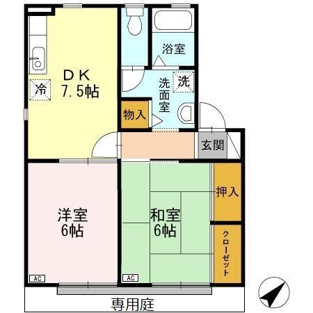 フォレスト・ヴィラAの間取り