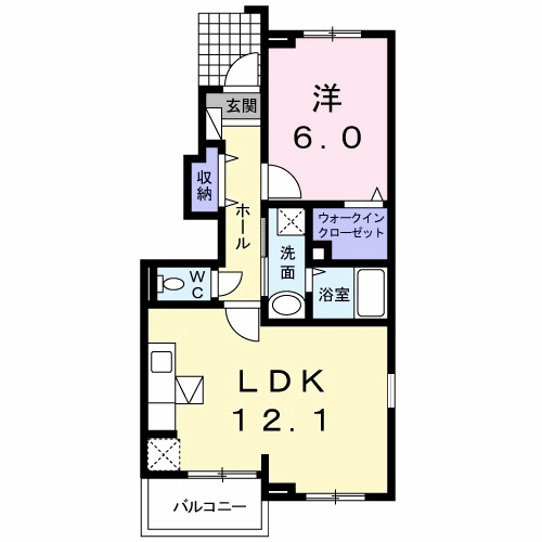 クレメンティ・パークAの間取り