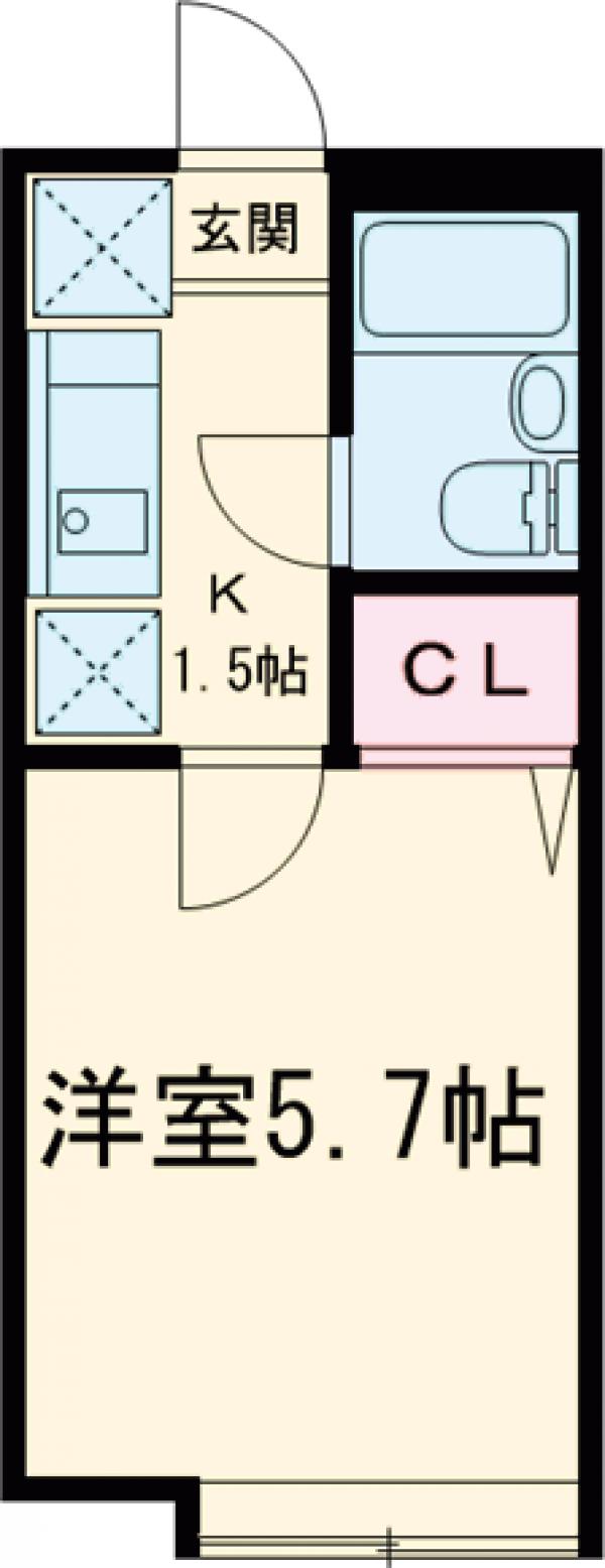 綾瀬ピースベルJの間取り