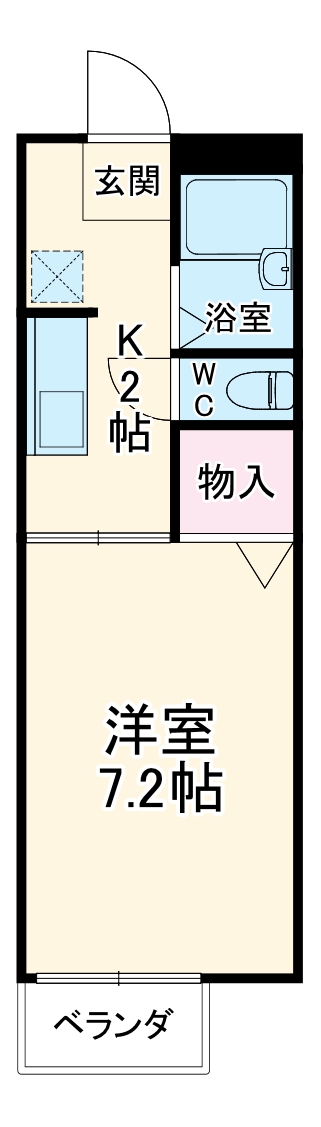 サンライズ唐山の間取り