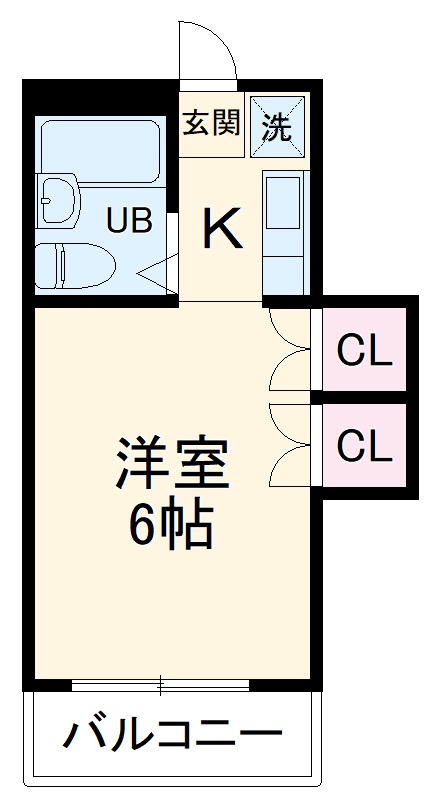 パシフィックコーポⅠの間取り