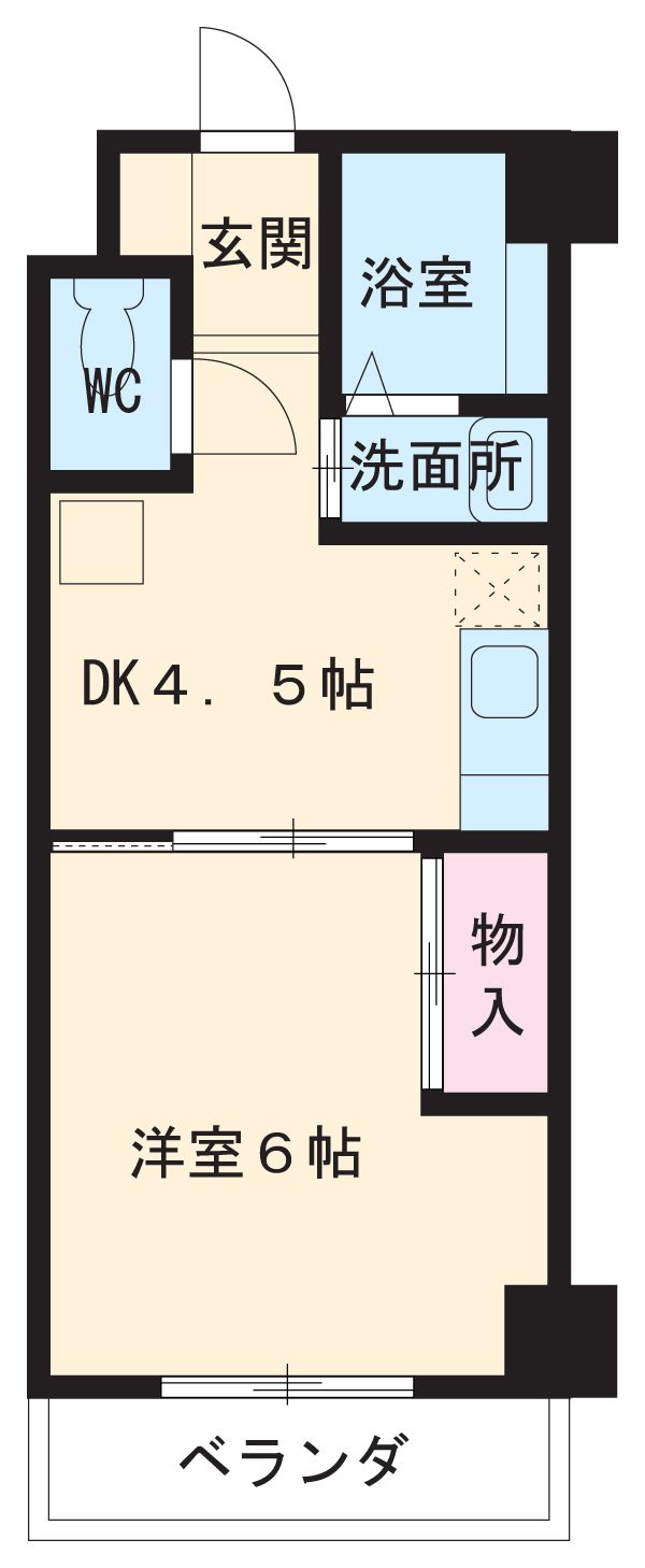 第五名昭ビルの間取り