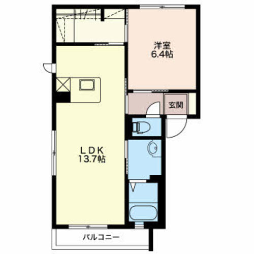 サウスバレーAの間取り