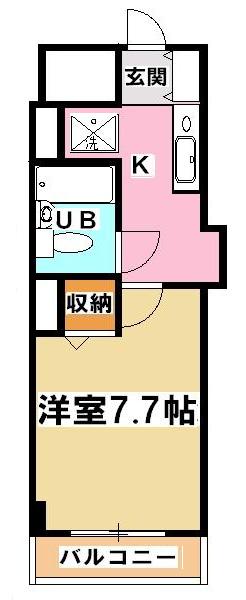 リトルフィールド市川の間取り