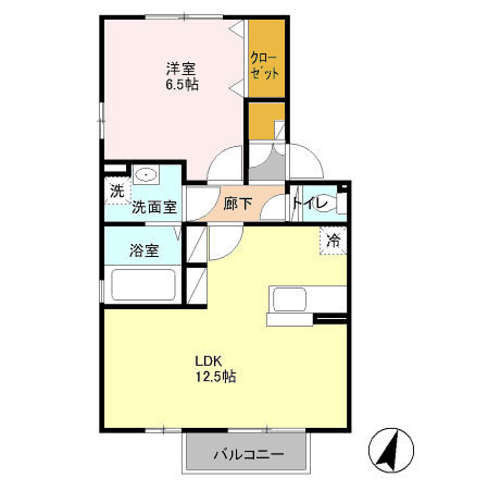 サンライズヒルBの間取り