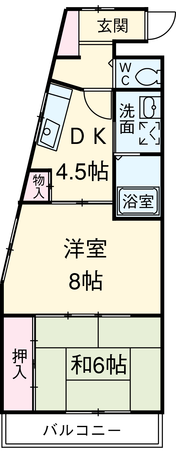 はやし第三ビルの間取り