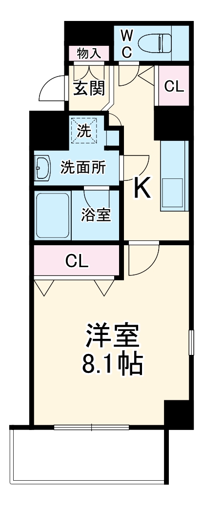 プロシード吹上の間取り