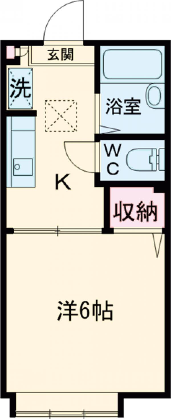 キャップス早稲田の間取り