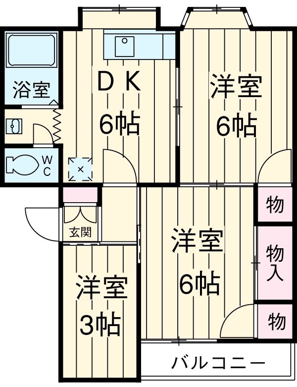 栗原マンションの間取り
