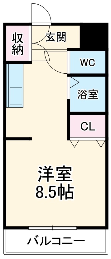アバンダント鹿谷の間取り