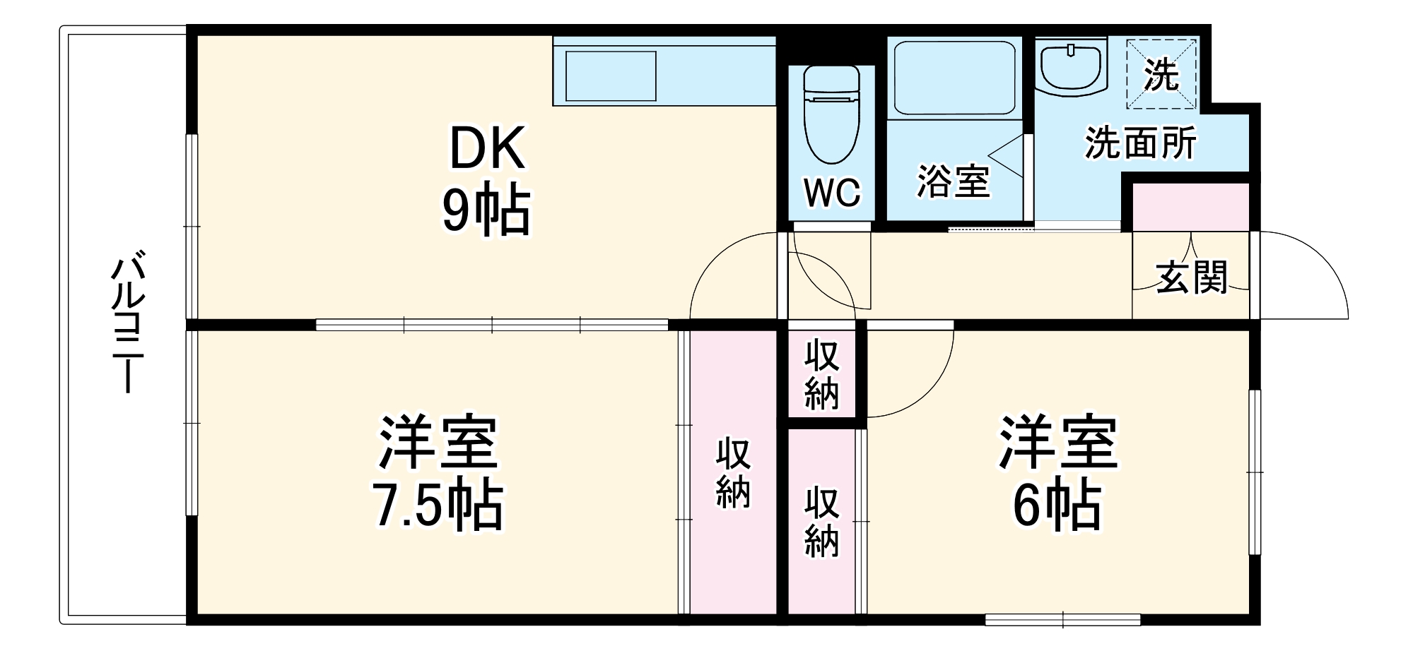 カーサ・カンパーナの間取り
