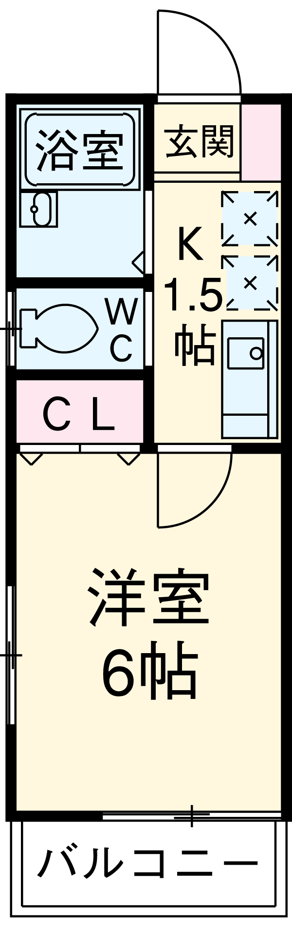 サンパレス ヒカリの間取り