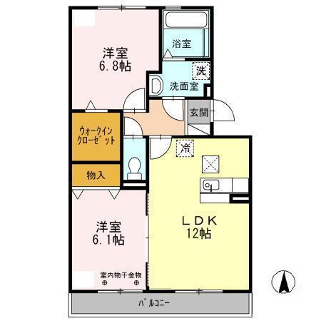 Richesse Courtの間取り